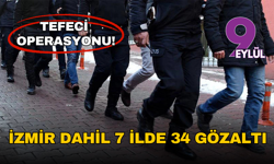 İzmir dahil 7 ilde eş zamanlı tefeci operasyonu: 34 gözaltı