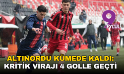 Altınordu kümede kaldı: Kritik virajı 4 golle geçti