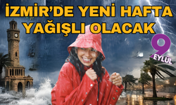 İzmir'de güneşli hava yerini yağmura bırakıyor