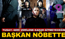 Tugay’dan Meslek Fabrikası nöbeti: Geri verilene kadar buradan ayrılmayacağım.