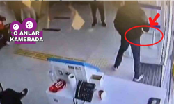 Banka şubesinde satırla gasp girişimi