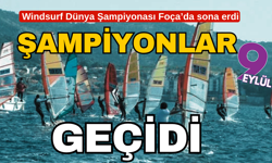 Foça'da düzenlenen WINDSURF Techno 293 Dünya Şampiyonası'nda heyecan sona erdi