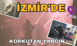 Konak’ta korkutan yangın; Faciadan dönüldü