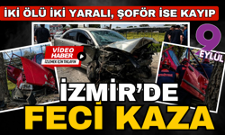 Ödemiş'te zincirleme kazada 2 can kaybı, 2 yaralı