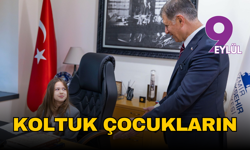 İzmir Büyükşehir'de 23 Nisan geleneği: Başkanlık koltuğu çocukların