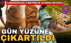 Laodikeia’da 2 metrelik Athena heykeli gün yüzüne çıkartıldı