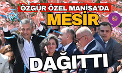 Özgür Özel, Manisa'da Mesir dağıttı
