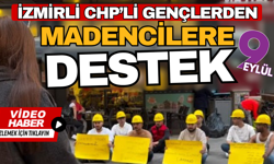 Madencilere İzmirli genç CHP'lilerden destek
