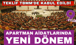 Teklif kabul edildi: Keyfi aidat dönemi bitti