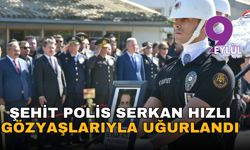 İzmir'deki kazada şehit olan polis memuru için tören düzenlendi