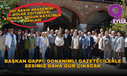 İGC Basın Akademisi bölge eğitimleri Aydın'da yoğun katılımla başladı