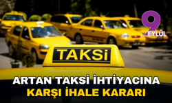 İzmir'de artan taksi ihtiyacına karşı 100 yeni araçlık ihale kararı