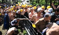 Maden işçileri eylemi sonlandırdı