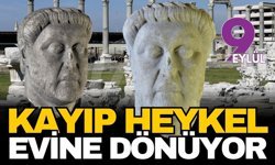 Kayıp heykel evine dönüyor