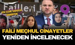 İzmir ilk sırada: Faili meçhul cinayetler yeniden incelenecek