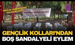 Meslek Fabrikası'nda polis ablukası: CHP Genlik Kolları'ndan 'boş sandalyeli' eylem