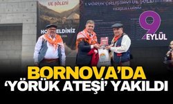 Bornova’da Yörük ateşi yakıldı
