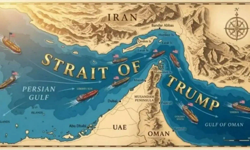 Trump’tan tartışma yaratacak çıkış: Hürmüz Boğazı’nı “Trump Boğazı” olarak paylaştı