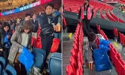 Japon taraftarlar, dünyaya örnek oluyor