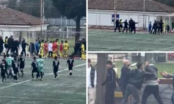 İğrenç görüntü: Kadın hakeme saldırdı