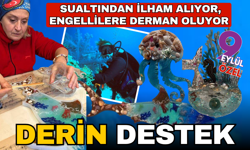 Sualtından ilham alıyor, iyilik için çabalıyor