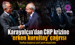 Karayalçın'dan CHP krizine "erken kurultay" çağrısı: Tasfiye başlarsa yeni parti düşünülür