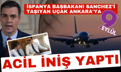 İspanya Başbakanı Sanchez'i taşıyan uçak Ankara'ya acil iniş yaptı