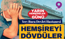 Hemşireyi çöp kutusuyla dövdüler