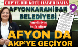 Afyon'da CHP'ye bir kötü haber daha