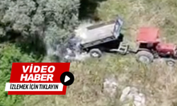 Çevreyi kirleten şahıs suçüstü yakalandı