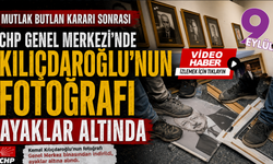 Kılıçdaroğlu'nun fotoğrafı ayaklar altında
