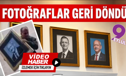 Özel ve Kılıçdaroğlu’nun fotoğrafları geri döndü