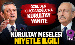 Özel'den Kılıçdaroğlu'na kurultay yanıtı: Kurultay meselesi niyetle ilgili