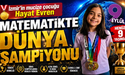 İzmir'in mucize çocuğu Hayat Evren dünyayı salladı