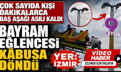Bayram eğlencesi kâbusa döndü: Onlarca kişi baş aşağı asılı kaldı