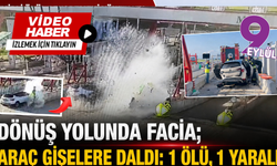 Araç gişelere daldı: 1 ölü, 1 yaralı