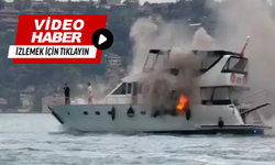 Tur teknesinde korkutan yangın