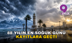 İzmir’de bahar yerini kışa bıraktı: 88 yılın en soğuk günü kayıtlara geçti