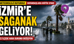 Meteoroloji’den İzmir alarmı: Sağanak ve kuvvetli rüzgar geliyor!
