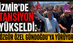 İzmir’de TOMA’lı müdahale: Özgür Özel binlerce kişiyle Gündoğdu’ya yürüyor