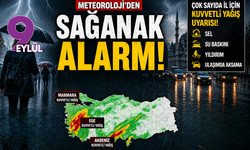 Meteoroloji alarm verdi! Sağanak yağış Türkiye’yi etkisi altına alacak