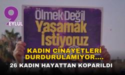 Kadın cinayetlerinde Nisan ayı raporu açıklandı: 26 kadın hayattan koparıldı, 23'ü şüpheli şekilde yaşamını yitirdi