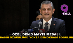 Özgür Özel’den 3 Mayıs mesajı: Basın özgürlüğü yoksa demokrasi boğulur