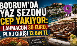 Bodrum’da yaz sezonu cep yakıyor: Lahmacun 30 Euro, plaj girişi 12 bin TL