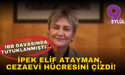İBB davasında tutuklanmıştı... İpek Elif Atayman, cezaevi hücresini çizdi!