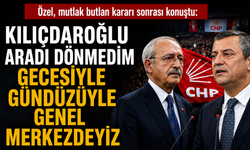 Kılıçdaroğlu, Özgür Özel'i aradı! Özel: Gecesi ve gündüzüyle genel merkezdeyiz