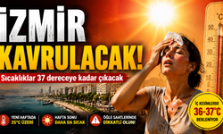 İzmir kavrulacak: Sıcaklıklar 37 dereceyi görebilir