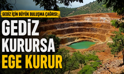 Gediz için büyük buluşma çağrısı: Gediz kurursa Ege kurur
