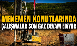 Menemen Konutlarında çalışmalar son gaz devam ediyor