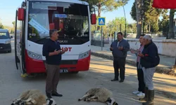 Köye giren ilk ESHOT aracı için tören
